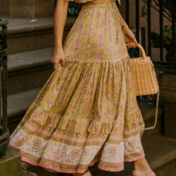 SPELL Dahlia Maxi Skirt - Picture 1 of 8